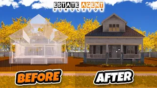 Boş Arazi Satın Alıp İlk Evimizi İnşa Ediyoruz !!! Estate Agent Simulator