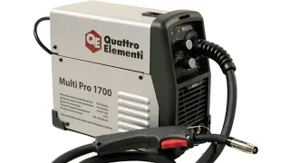 один из самых дешёвых полуавтоматов инвертор Multi Pro 1700 165A QUATTRO ELEMENTI 790-052
