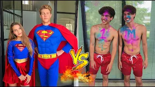 Ben Azelart Vs StokesTwins TikTok Videos | Who is the Winner - Vine Planet✔