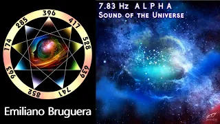 7,83 Hz Alpha Sound of the Universe, Schumann Resonance 7.83Hz Frequency, Emiliano Bruguera