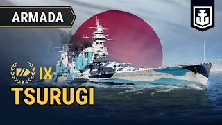 Armada: Tsurugi | A captain's guide to playing the Japanese Tier IX Battleship