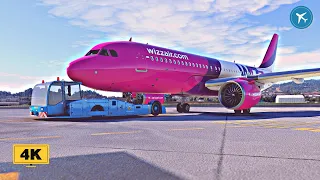 ULTRA REALISM in TENERIFE A320Neo WIZZ AIR (TFN) Departure to Budapest | MSFS