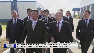 North Korea's Kim vows full support for Moscow at a summit with Putin in Russia