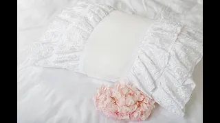 Белые наволочки в стиле Shabby Chic