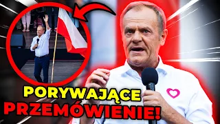 "POLSKA NIE ZMĘCZYŁA SIĘ WOLNOŚCIĄ". Porywające przemówienie Donalda Tuska w Warszawie