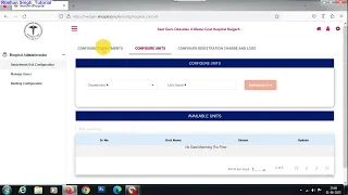 NextGen eHospital( Health Facility Configuration) Tutorial