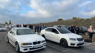 Skoda Octavia vRS приехала НАДРАТЬ BMW 540, Ford Mustang и BMW 328