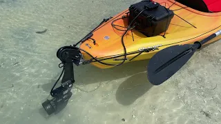 Electric Motor For Kayak. Turn $249 Kayak from Walmart into Electric Powered Fishing Kayak.