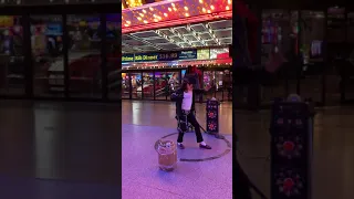 Michael Jackson impersonator - Las Vegas Fremont Street Winter 2020