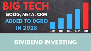 Big tech (GOOG, META, CRM) will be added to DGRO in 2028