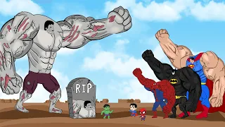 Rescue SUPER HEROES BATMAN & SPIDERMAN, SUPERMAN Vs Evolution of HULK Zombie : Back from Dead SECRET