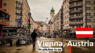 Vienna rain walk in the 3rd district from Wien Mitte to Stadtpark