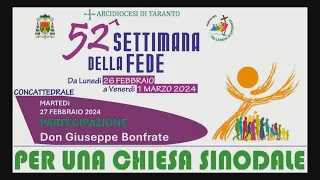 52ma Settimana della Fede - 27 febbraio 2024