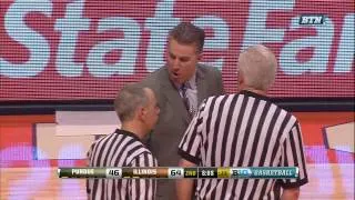 Matt Painter Ejected from Game vs. Illinois