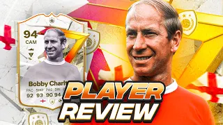 4⭐5⭐ 94 GOLAZO ICON BOBBY CHARLTON PLAYER REVIEW | FC 24 Ultimate Team