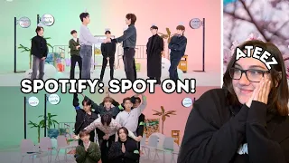 ATEEZ Spotify Spot ON! pt.1-2 & Behind the Scenes Reaction