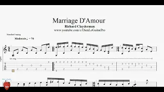 Mariage d'amour - Guitar Tab
