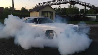 1973 cadillac eldorado burnout