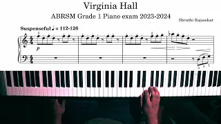 ABRSM 2023-24 Grade 1 Piano Exam C1 - Shruthi Rajasekar - Virginia Hall