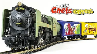 Vintage HO-Scale President's Choice Mini Chefs Express Hudson 4-6-4 Class Model Train Set Unboxing