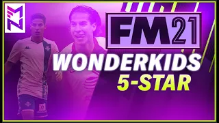 5 STAR WONDERKIDS in Football Manager 2021 | FM 2021 Best Wonderkids