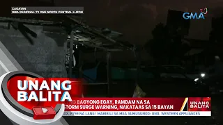 Pananalasa ng Bagyong Egay, ramdam na sa Cagayan; storm surge warning, nakataas sa 15 bayan |UB
