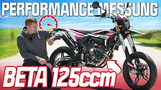 BETA 125CCM 2023 RR MOTARD NEUER MOTOR! PERFORMANCE MESSUNG!