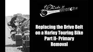 Replacing the Drive Belt on a Harley Touring Bike: Part II- Primary Removal