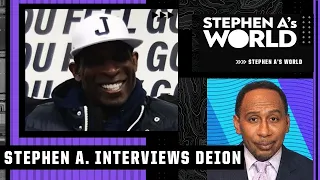 Stephen A. interviews Deion Sanders about coaching Jackson State & his health | Stephen A.'s World
