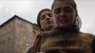 Game of Thrones S06E07 Ending -"Arya stabbed "