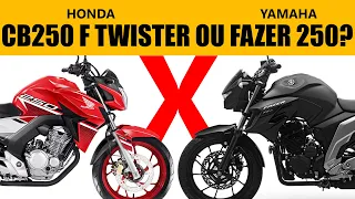 Honda CB250 F Twister ou Yamaha Fazer 250?