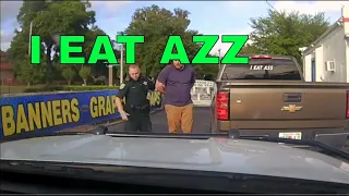 Columbia County Florida, Dillon Webb arrested for "I EAT AZZ" sticker