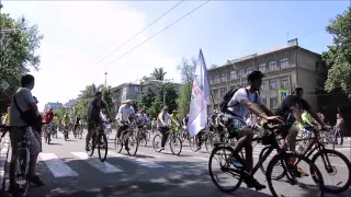 Велодень 2015 в Харькове. Колонна.