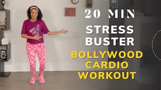 20 MIN STRESS BUSTER Bollywood Cardio Workout including Mindfulness Dancing | 2023 BOLLYWOOD SONGS