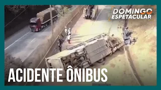 Ônibus com torcedores do Corinthians que tombou em MG não podia fazer rotas interestaduais