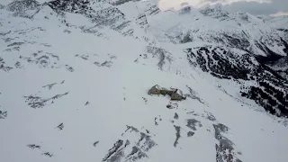 [Free Stock Footage] Remote Hut on Mountain in Banff National Park, Canada - 4k Drone Footage