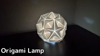 [DIY Lamp] Origami Room Lamp / home decoration