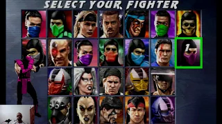 Ultimate Mortal kombat 3 -  Emulador -  (MAME) -  Teste da ROM - UMK3 CUP Edition