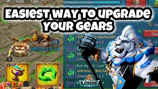 EASIEST WAY TO UPGRADE GEARS IN LORDS MOBILE F2P || 250+ GIFT BOXES GOLD/PURPLE