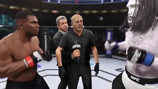 🥊Mike Tyson vs. Yeti (EA Sports UFC 2) - CPU vs. CPU - Crazy UFC 👊🤪