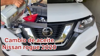 Aceite de motor Nissan rogue 2020. #oilchange #nissan #cambiodeaceite