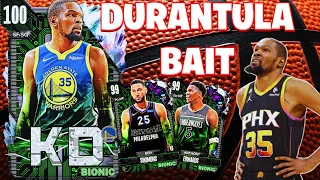 Spending Everything On 100 Overall Kevin Durant - NBA 2k24 MyTeam Bionic Pack Card Review