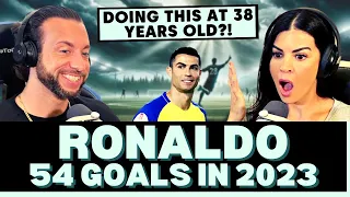 AGE IS JUST A NUMBER! Cristiano Ronaldo ALL 54 GOALS in 2023 Reaction (Top Scorer of the Year)!