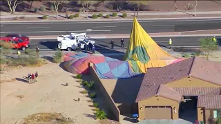 Hot Air Balloon Crash-Lands Near Woman’s Home
