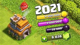 МОЙ САМЫЙ СЛАБЫЙ АККАУНТ ! #2021 ТХ7 ! CLASH OF CLANS