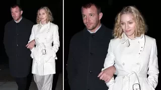 Madonna And Hubby Guy Ritchie Take A Stroll After Dinner Like An Ordinary Couple [2007]