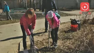 В ТВЕРИ НАЧАЛИСЬ СУББОТНИКИ. 2018-04-17