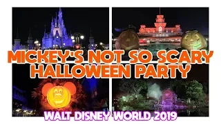 Mickey's Not So Scary Halloween Party 2019 | Including Fireworks and Parade!