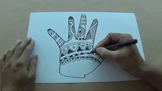How to draw zentangle art for kids