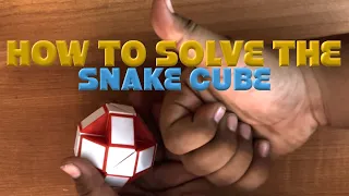 How to solve the Snake cube | Speed Cubing with Sriram